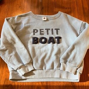 Petit Bateau Gray Knit Top